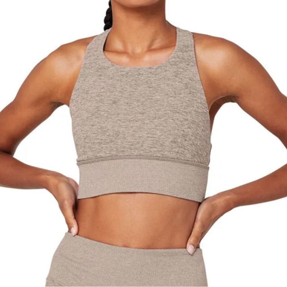 Women's Heather Gray Sports Bra